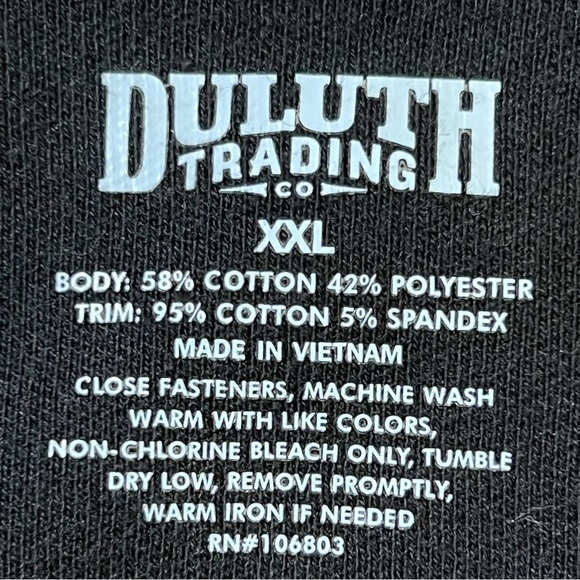 Duluth Trading Co. Men’s Lightweight Knit Jacket With Zippered Front XXL EUC - Picture 9 of 10